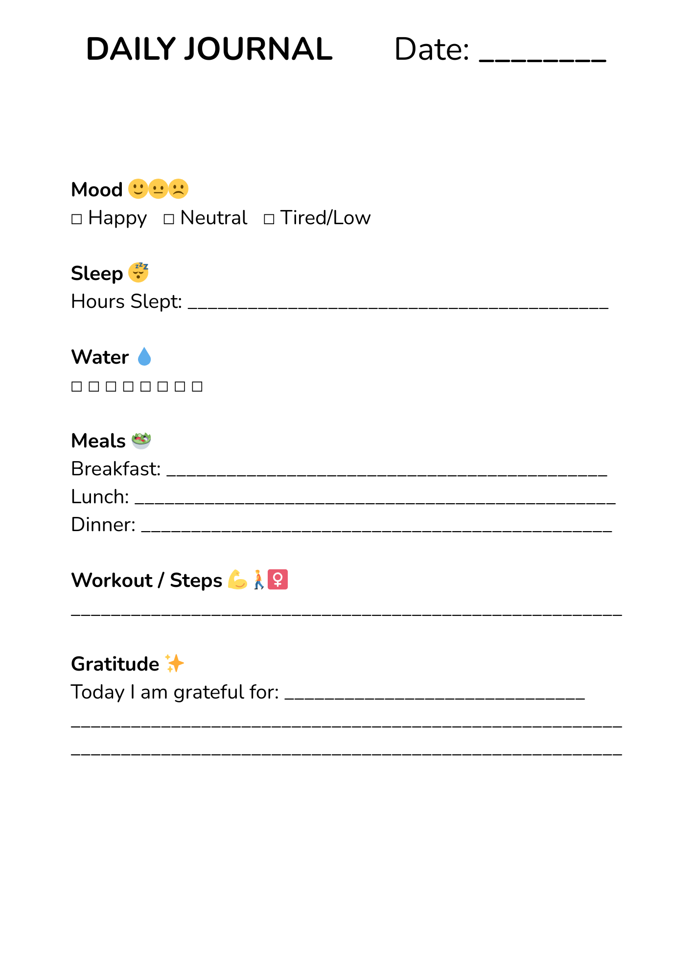 Fat Burn Habit & Progress Tracker